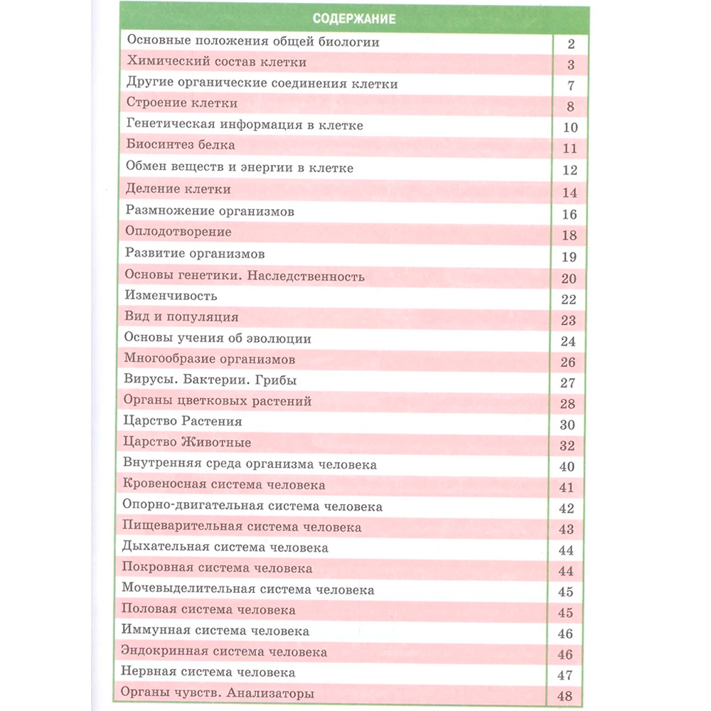 Справочник в таблицах. 978-5-8112-6097-3 Биология. 7-11 класс