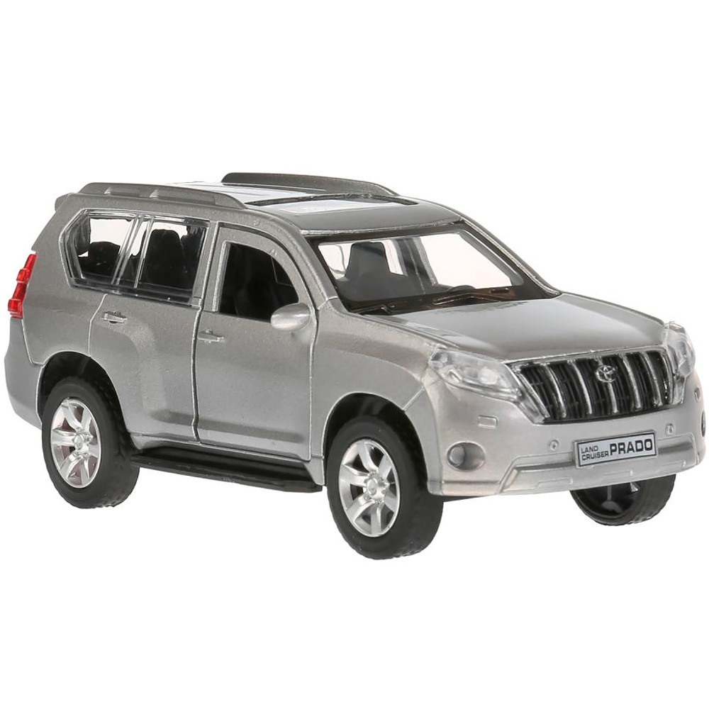 Модель PRADO-SL Toyota Prado серебристый Технопарк  в коробке