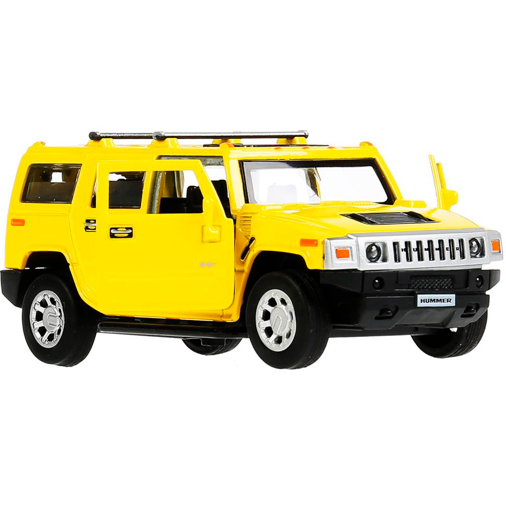 Модель HUM2-12-YE Hummer H2 желтый Технопарк  в коробке