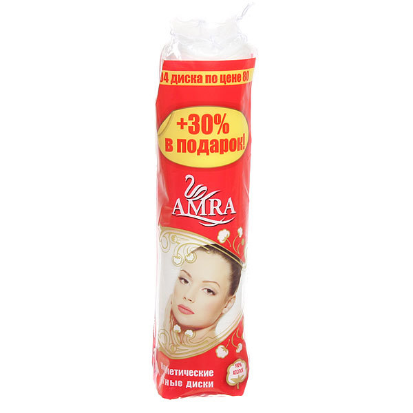 Ватные диски AMRA 80шт