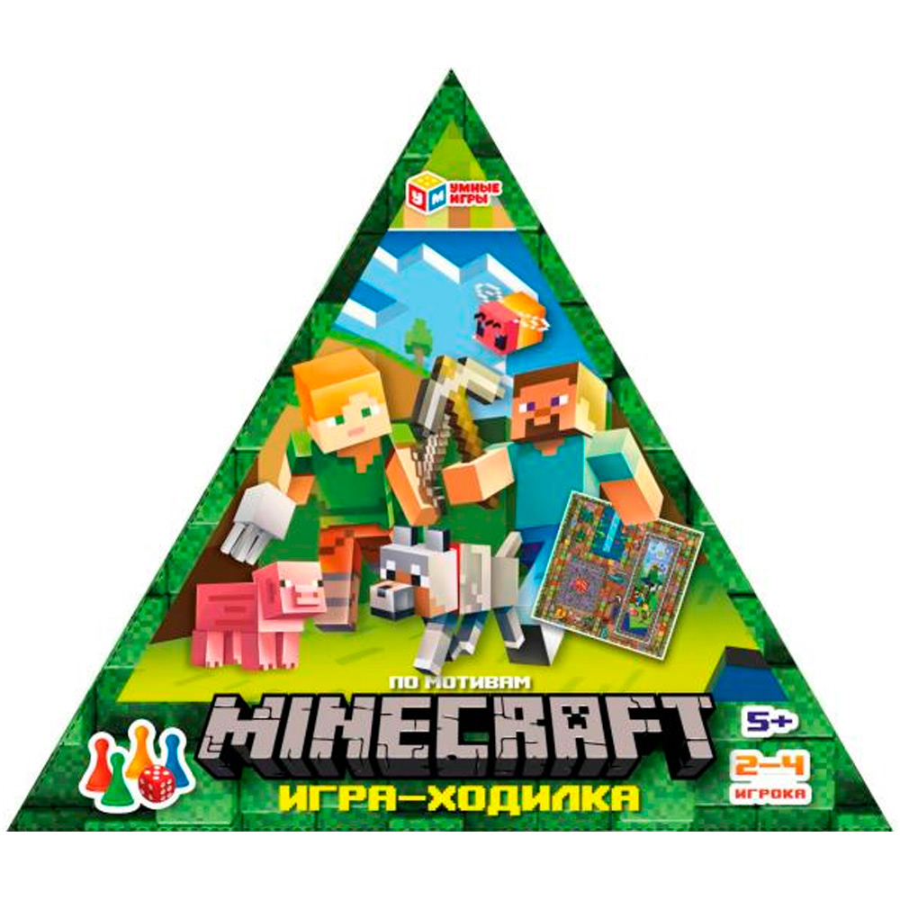 Игра Умка По мотивам Minecraft.Ходилка в треугольной кор. 4650250574231  /20/ 932-301 от бренда Умка купить оптом в Екатеринбурге по низким ценам –  Маркер Игрушка