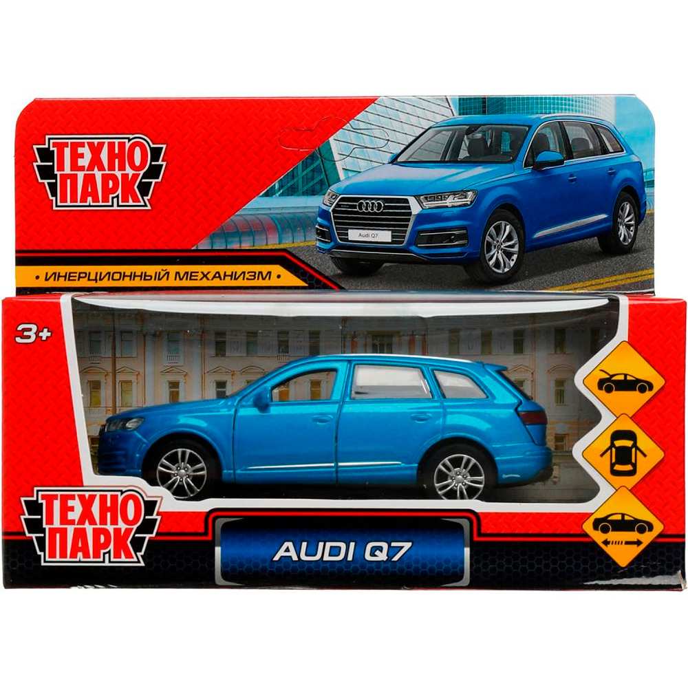 Модель Q7-12-BU AUDI Q7 длина 12 см Технопарк в коробке /72/ 