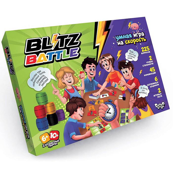 Игра Умная игра на скорость серии «Blitz Battle» /АльянсТрест/