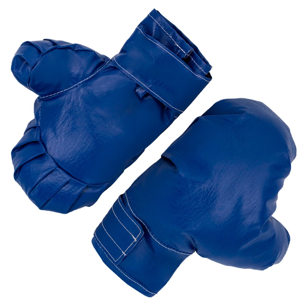 Боксерский набор Кенгуренок 40 см синий,экокожа Dvizhok.