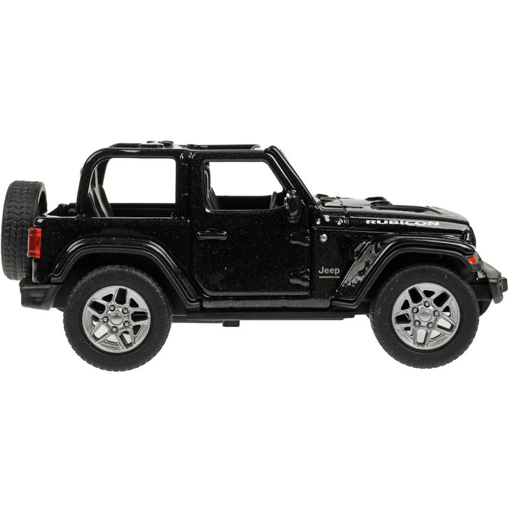 Модель RUBICON3D-12-BK JEEP WRANGLER RUBICON 11 см, двери, багаж, инерц, черный Технопарк в коробке /72/