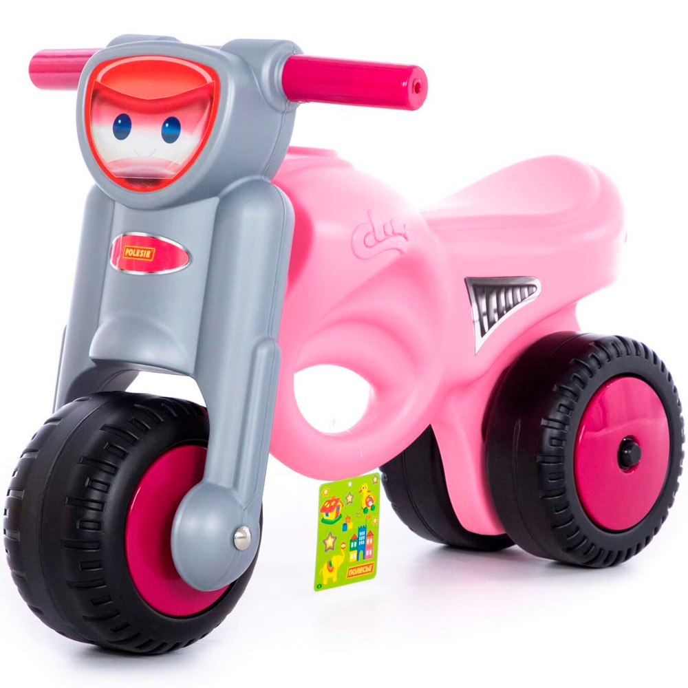Каталка Мотоцикл мини-мото розовая 48233 П-Е /1/